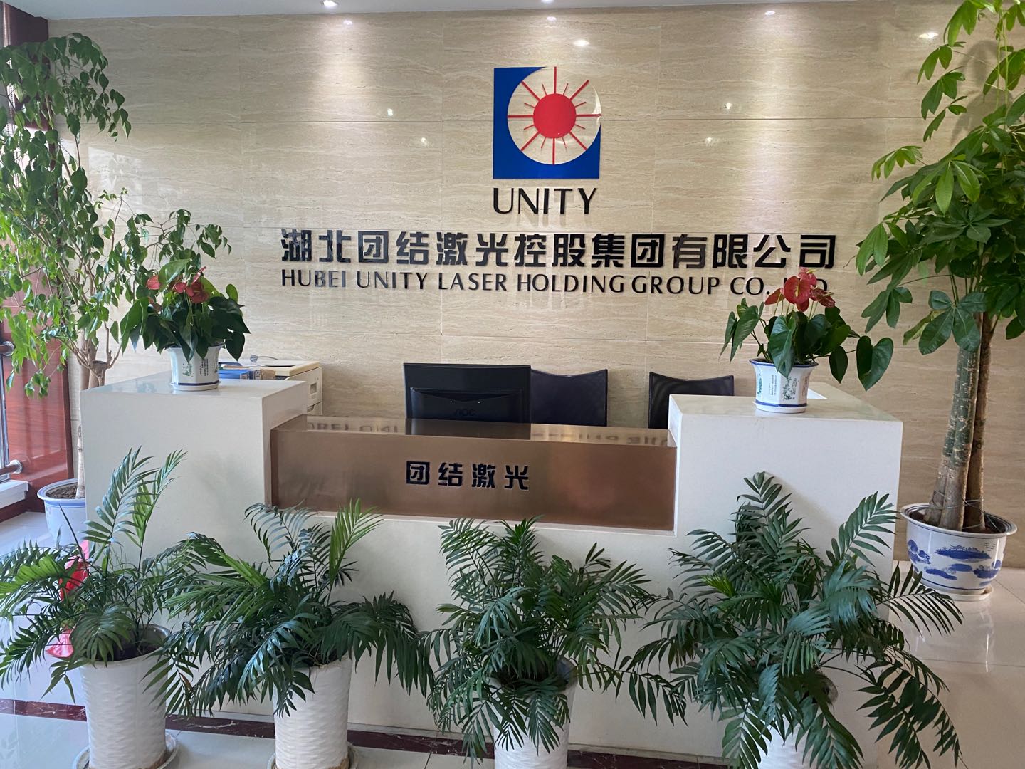 武汉市黄石商会筹备组走访湖北团结激光控股集团有限公...