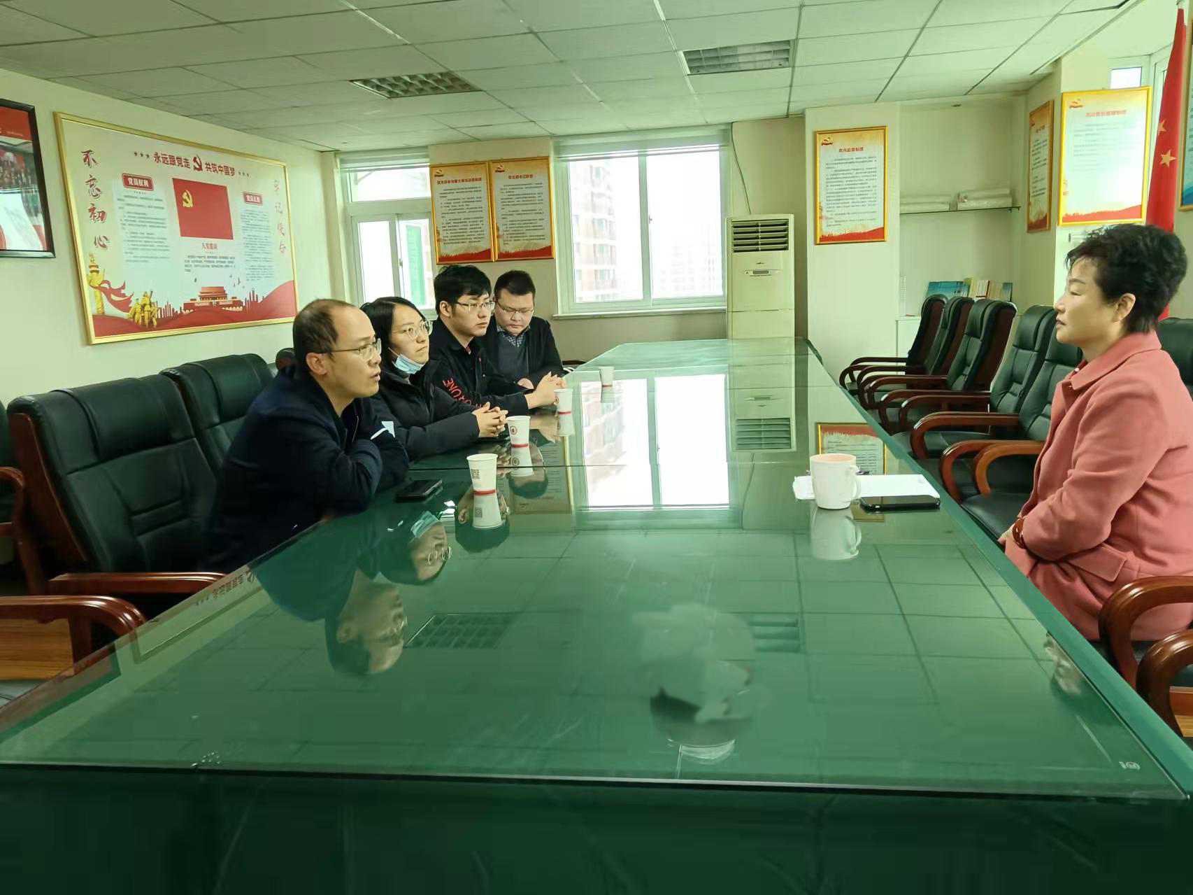 阳新县招商服务中心华中分局到访 武汉市阳新商会